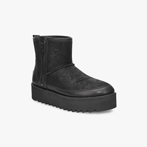 Ugg Classic Rebel Biker Mini Women Classic Boots Black (2305NUROA)